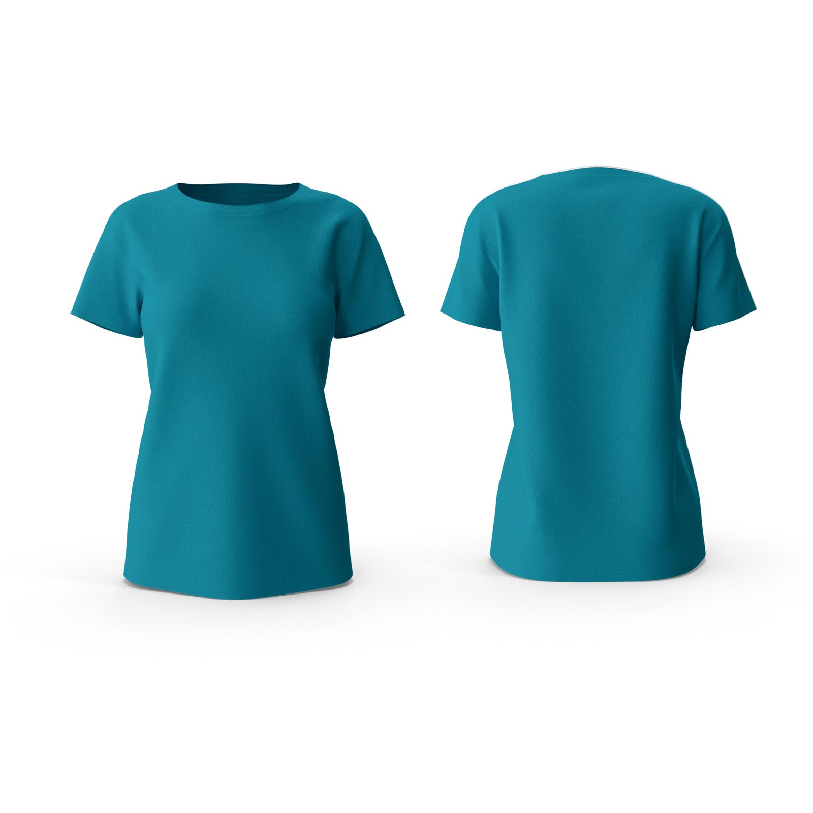 Women short sleeve and crew neck T-shirt 